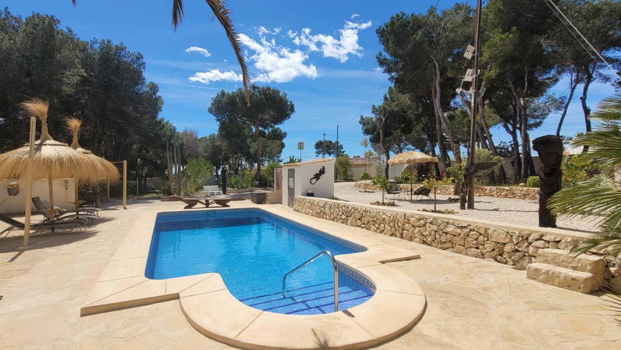 Casa Caledonia - Appartement Dans Villa Avec Jardin Arbore Et Piscine A 500 M De La Mer Benissa Eksteriør bilde